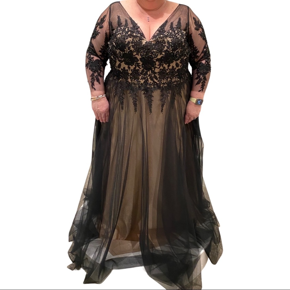 Brides by Young Original Hand Beaded Formal Gown